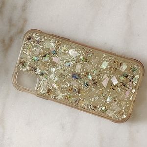 iPhone xr Case clear sparkles